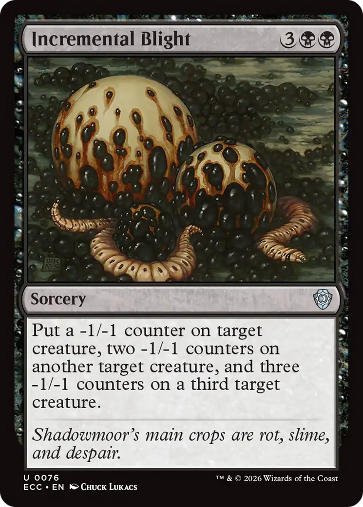 Incremental Blight [Lorwyn Eclipsed Commander] | Empire Gaming NC