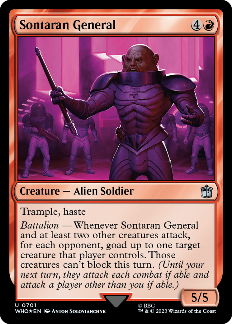 Sontaran General (Surge Foil) [Doctor Who] | Empire Gaming NC