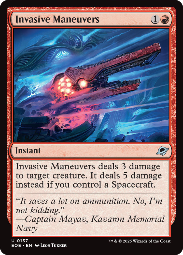Invasive Maneuvers [Edge of Eternities] | Empire Gaming NC