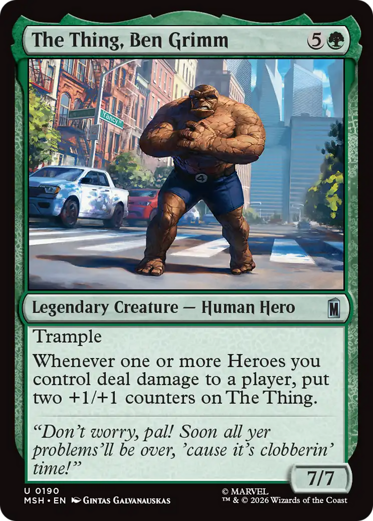 The Thing, Ben Grimm [Marvel Super Heroes] | Empire Gaming NC