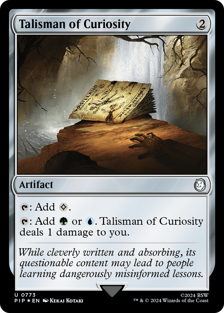 Talisman of Curiosity (Surge Foil) [Fallout] | Empire Gaming NC