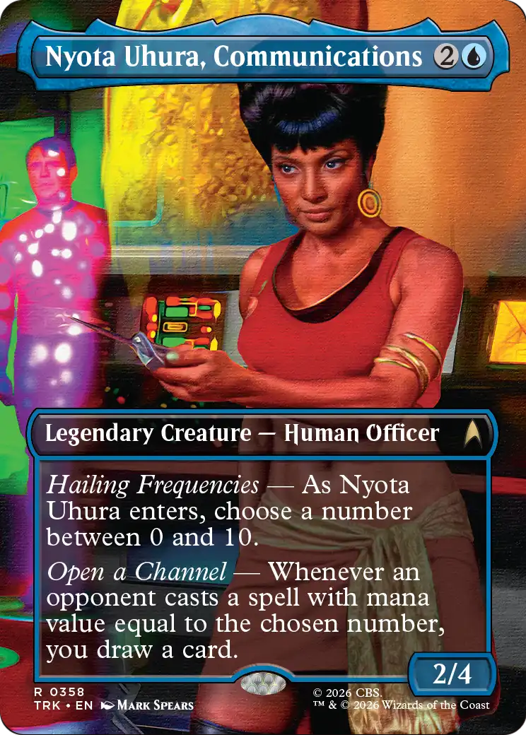 Nyota Uhura, Communications Officer (Borderless) [Star Trek] | Empire Gaming NC