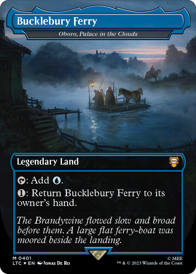 Bucklebury Ferry - Oboro, Palace in the Clouds (Surge Foil Realms and Relics) [The Lord of the Rings: Tales of Middle-Earth Commander] | Empire Gaming NC