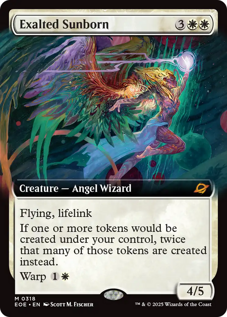 Exalted Sunborn (Extended Art) [Edge of Eternities] | Empire Gaming NC