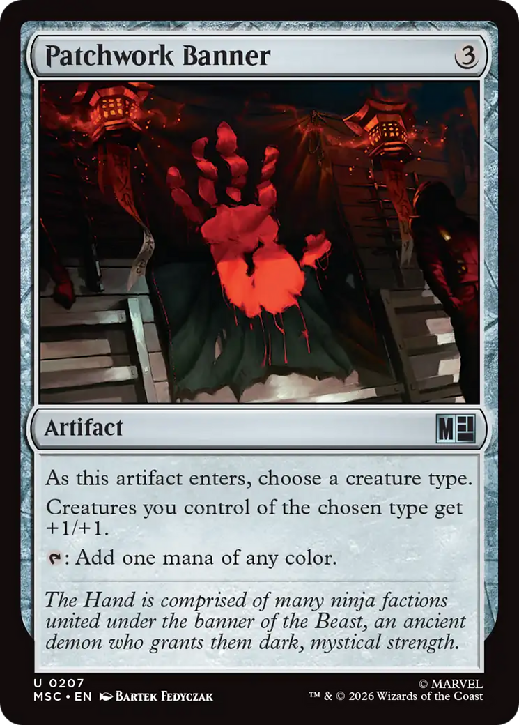 Patchwork Banner (Surge Foil) [Marvel Super Heroes Commander] | Empire Gaming NC