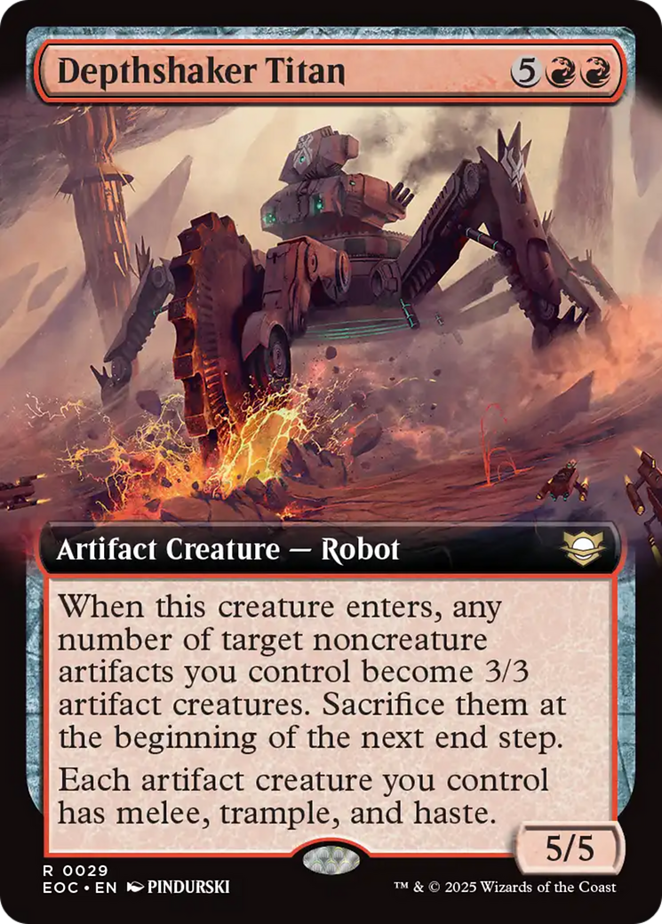 Depthshaker Titan (Extended Art) [Edge of Eternities Commander] | Empire Gaming NC