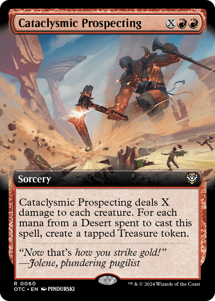 Cataclysmic Prospecting (Extended Art) [Outlaws of Thunder Junction Commander] | Empire Gaming NC