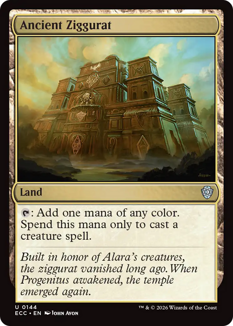 Ancient Ziggurat [Lorwyn Eclipsed Commander] | Empire Gaming NC
