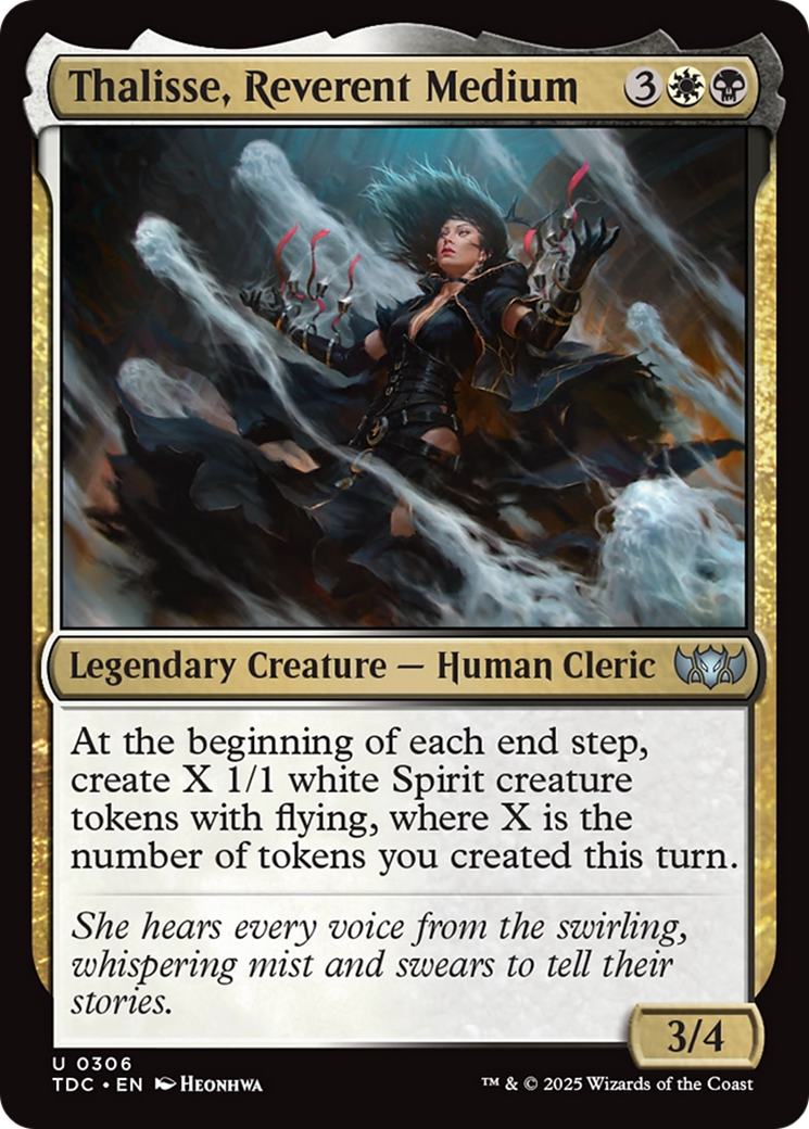 Thalisse, Reverent Medium [Tarkir: Dragonstorm Commander] | Empire Gaming NC