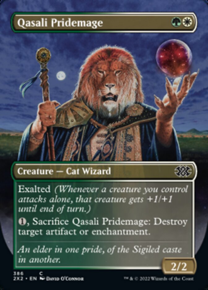 Qasali Pridemage (Borderless Alternate Art) [Double Masters 2022] | Empire Gaming NC