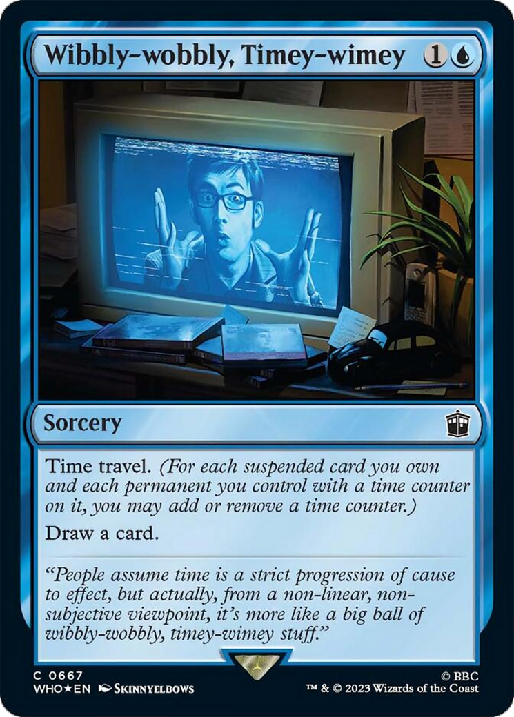 Wibbly-wobbly, Timey-wimey (Surge Foil) [Doctor Who] | Empire Gaming NC
