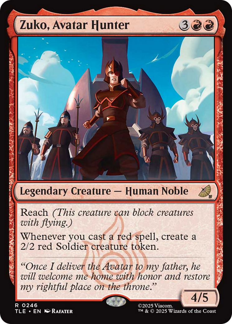 Zuko Tutorial Theme Card [Avatar: The Last Airbender: Eternal-Legal] | Empire Gaming NC