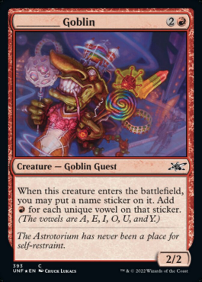 _____ Goblin (Galaxy Foil) [Unfinity] | Empire Gaming NC