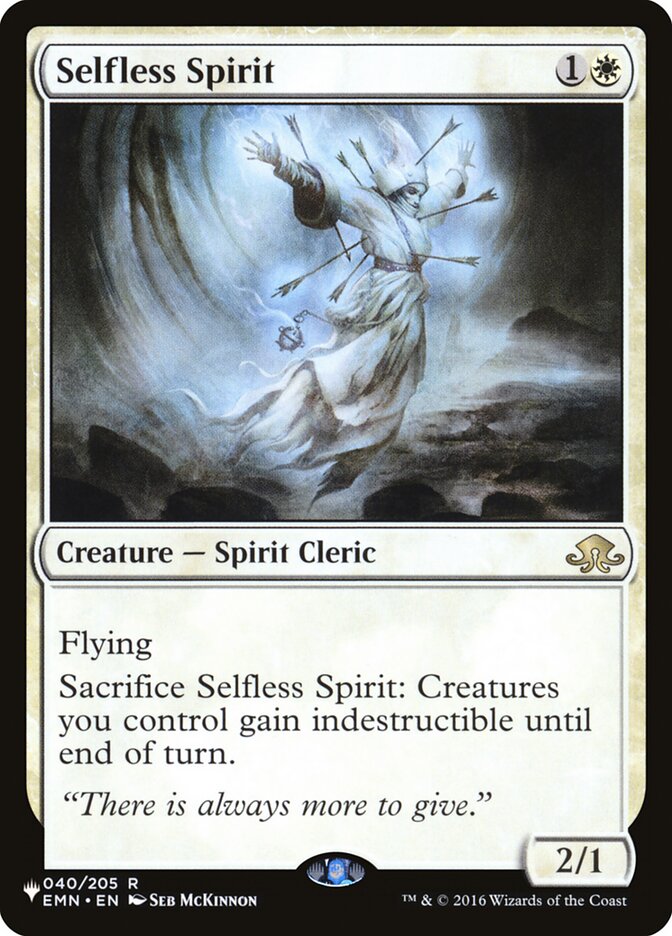 Selfless Spirit [The List] | Empire Gaming NC