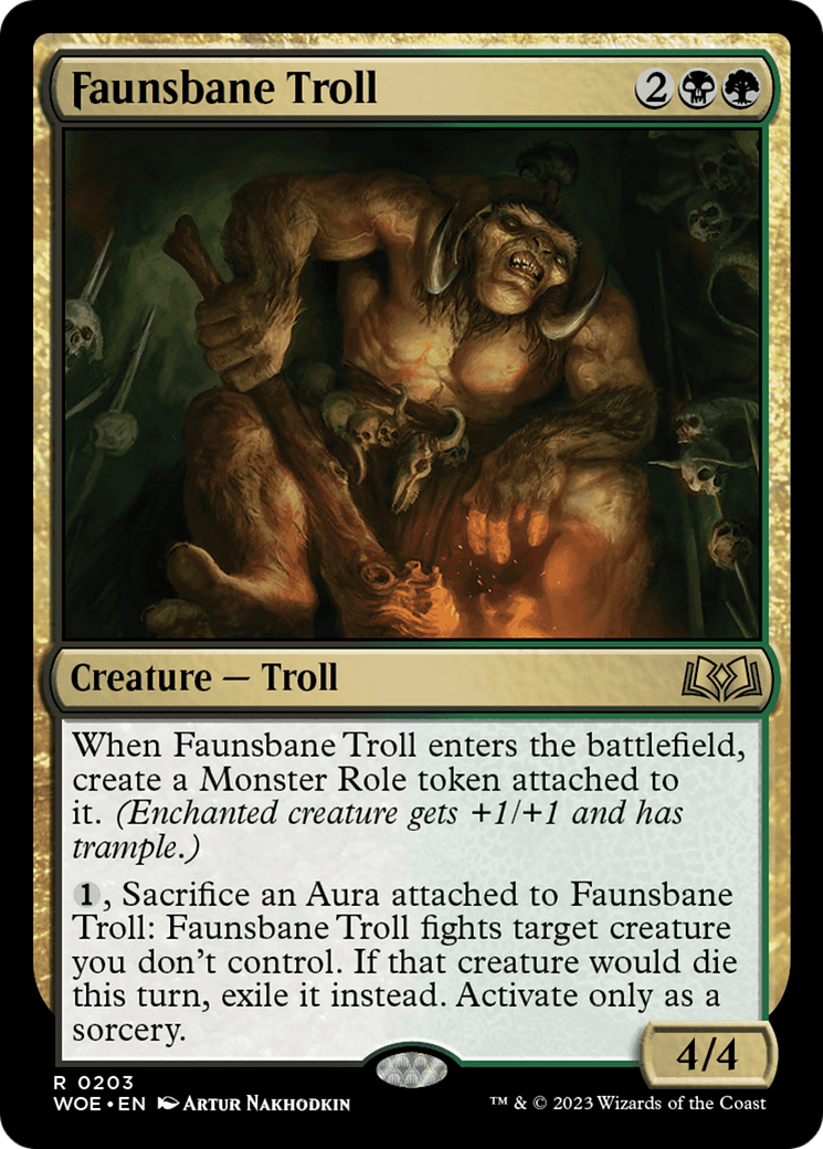 Faunsbane Troll [Wilds of Eldraine] | Empire Gaming NC