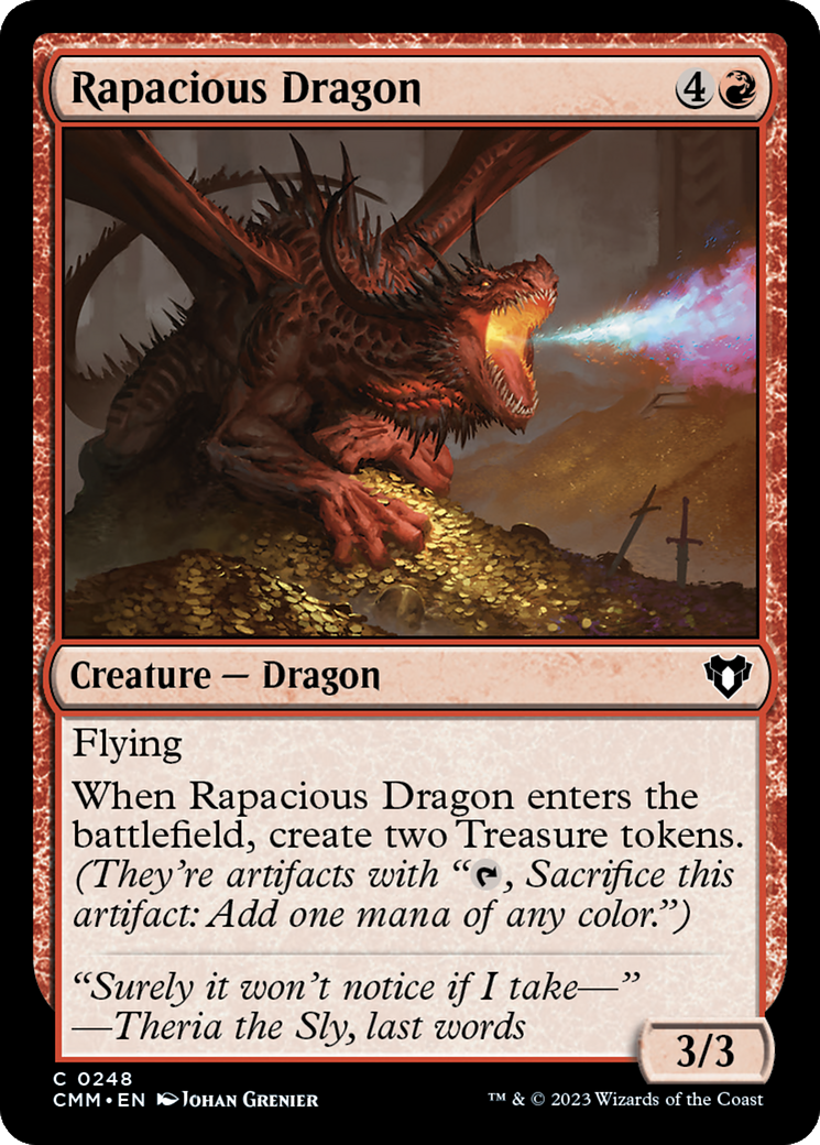 Rapacious Dragon [Commander Masters] | Empire Gaming NC