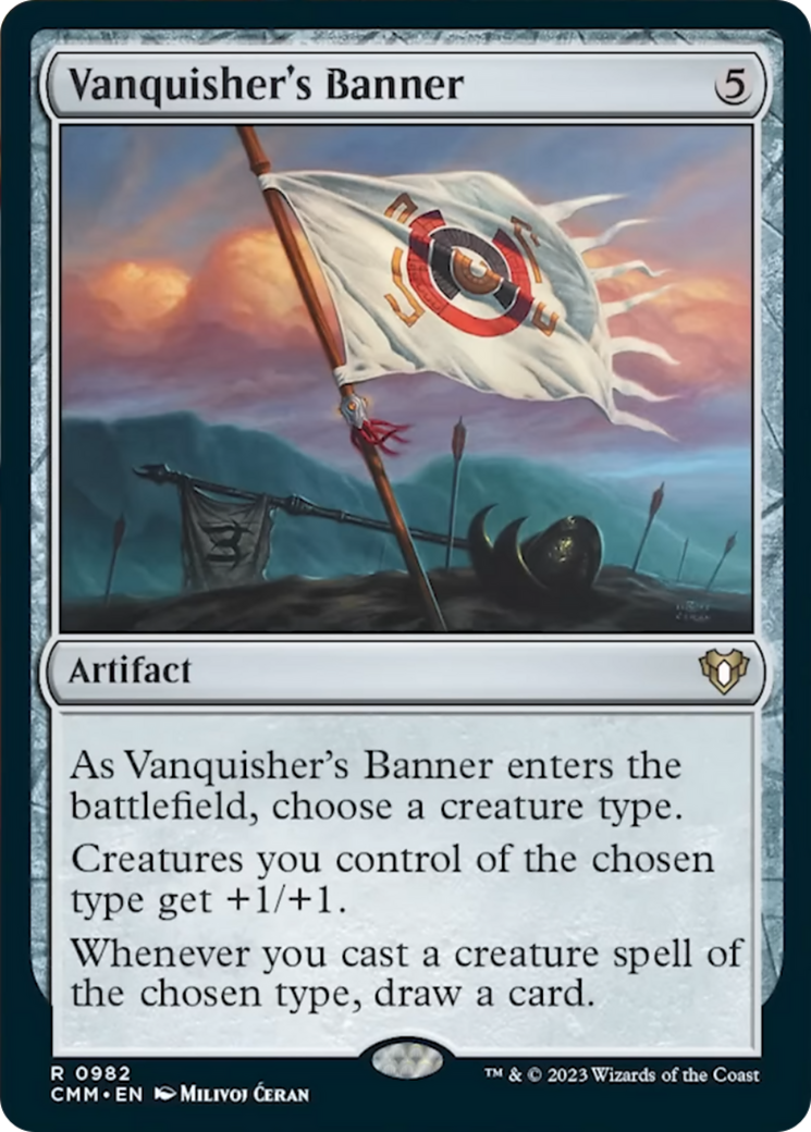 Vanquisher's Banner [Commander Masters] | Empire Gaming NC