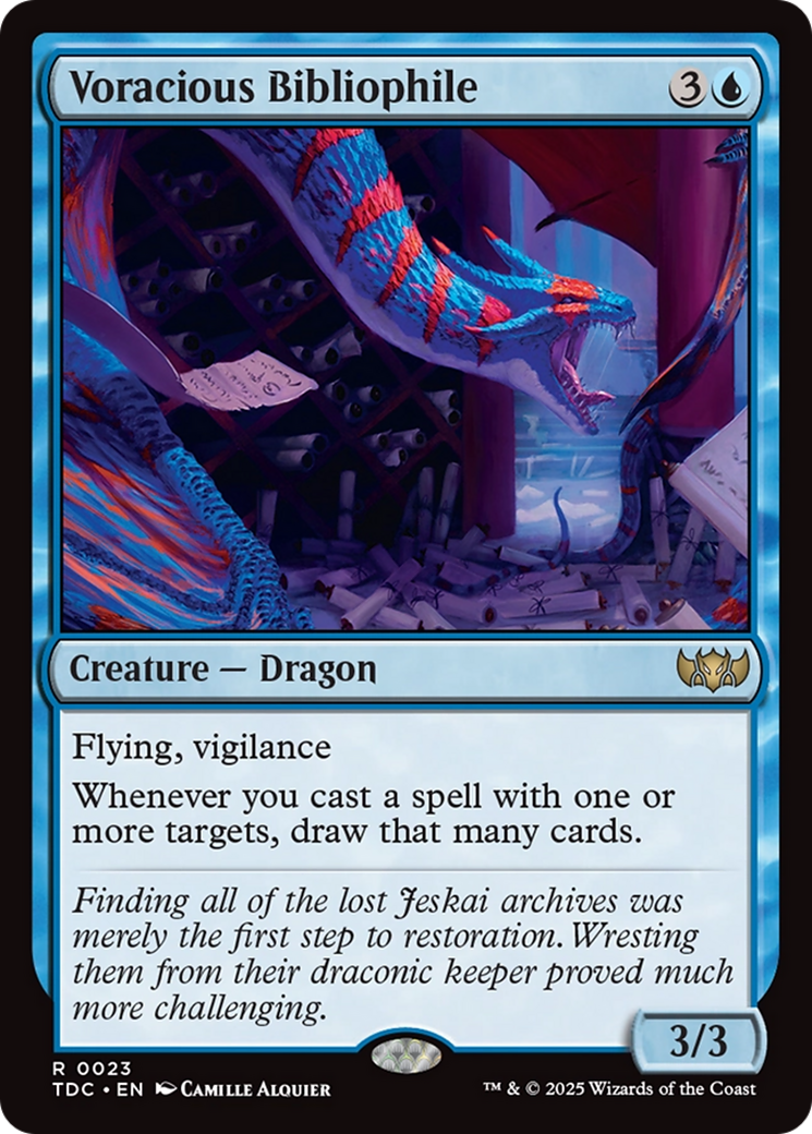 Voracious Bibliophile [Tarkir: Dragonstorm Commander] | Empire Gaming NC