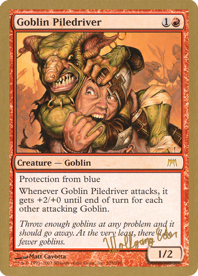 Goblin Piledriver (Wolfgang Eder) [World Championship Decks 2003] | Empire Gaming NC