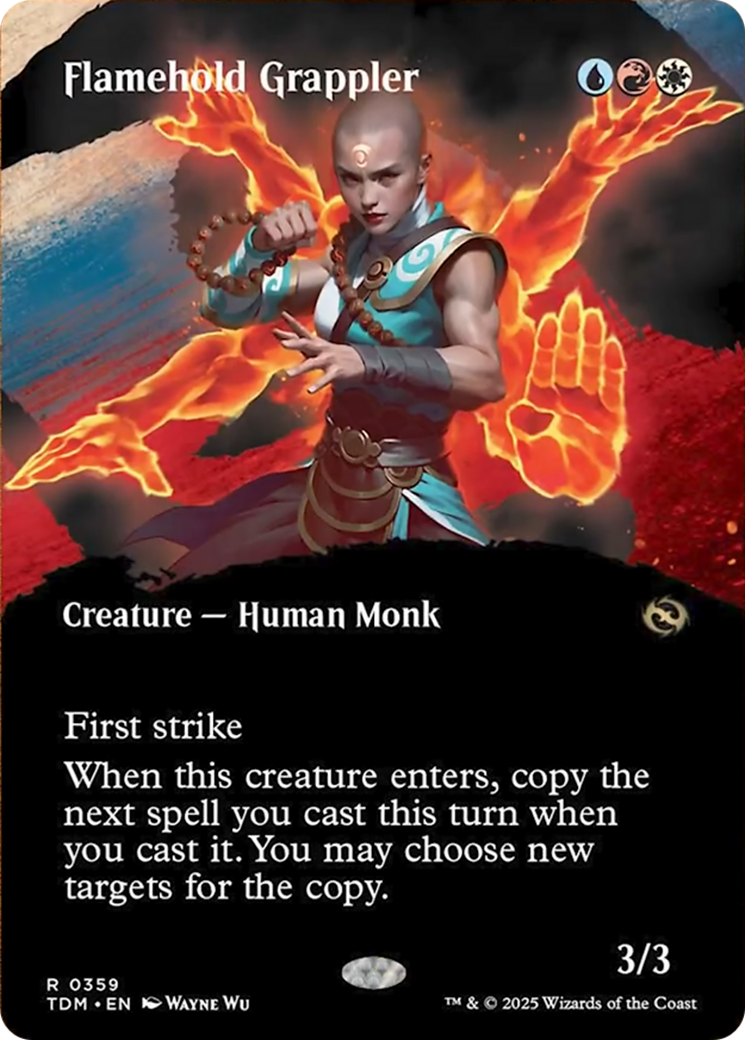 Flamehold Grappler (Borderless) [Tarkir: Dragonstorm] | Empire Gaming NC