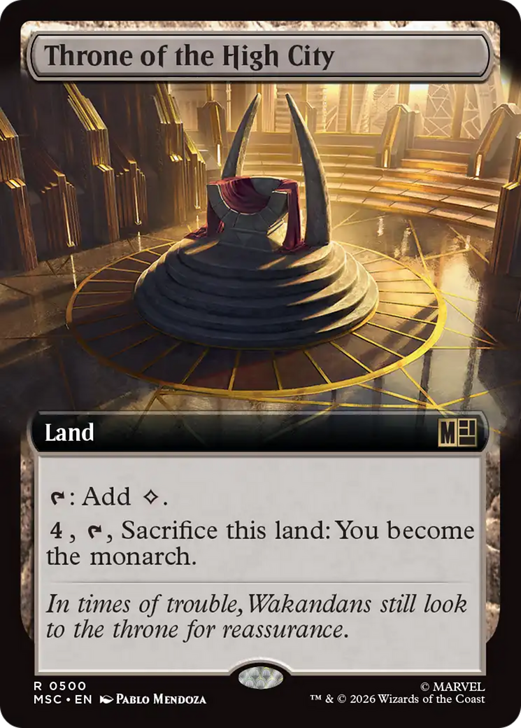 Throne of the High City (Extended Art) [Marvel Super Heroes Commander] | Empire Gaming NC