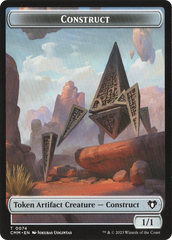 Thopter // Construct (0074) Double-Sided Token [Commander Masters Tokens] | Empire Gaming NC