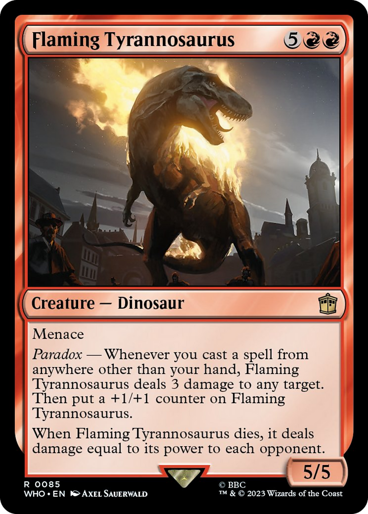 Flaming Tyrannosaurus [Doctor Who] | Empire Gaming NC