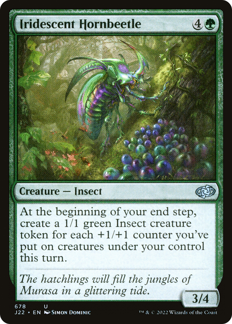 Iridescent Hornbeetle [Jumpstart 2022] | Empire Gaming NC