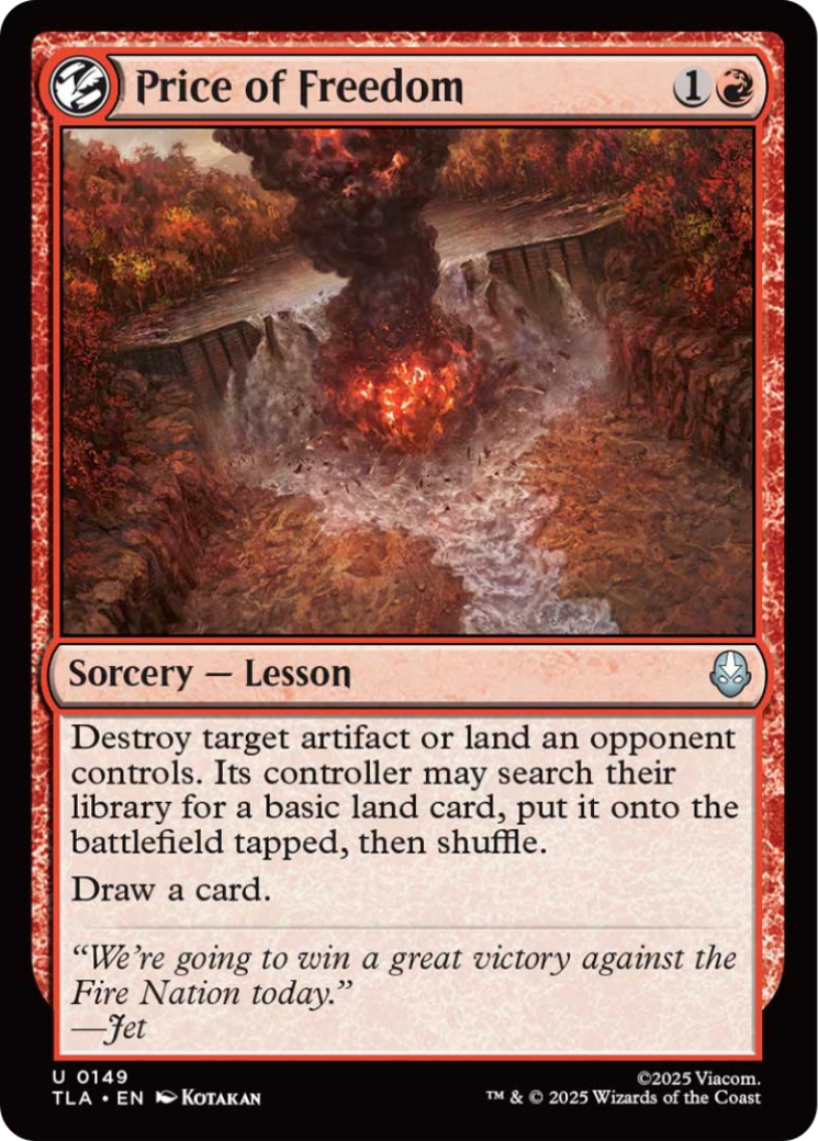 Price of Freedom [Avatar: The Last Airbender] | Empire Gaming NC