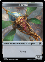 Thopter // Construct (0074) Double-Sided Token [Commander Masters Tokens] | Empire Gaming NC