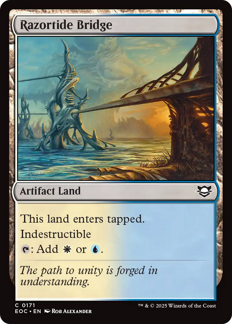 Razortide Bridge [Edge of Eternities Commander] | Empire Gaming NC