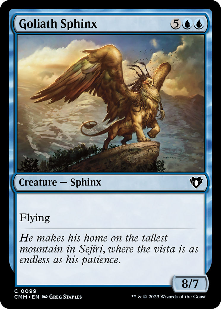 Goliath Sphinx [Commander Masters] | Empire Gaming NC