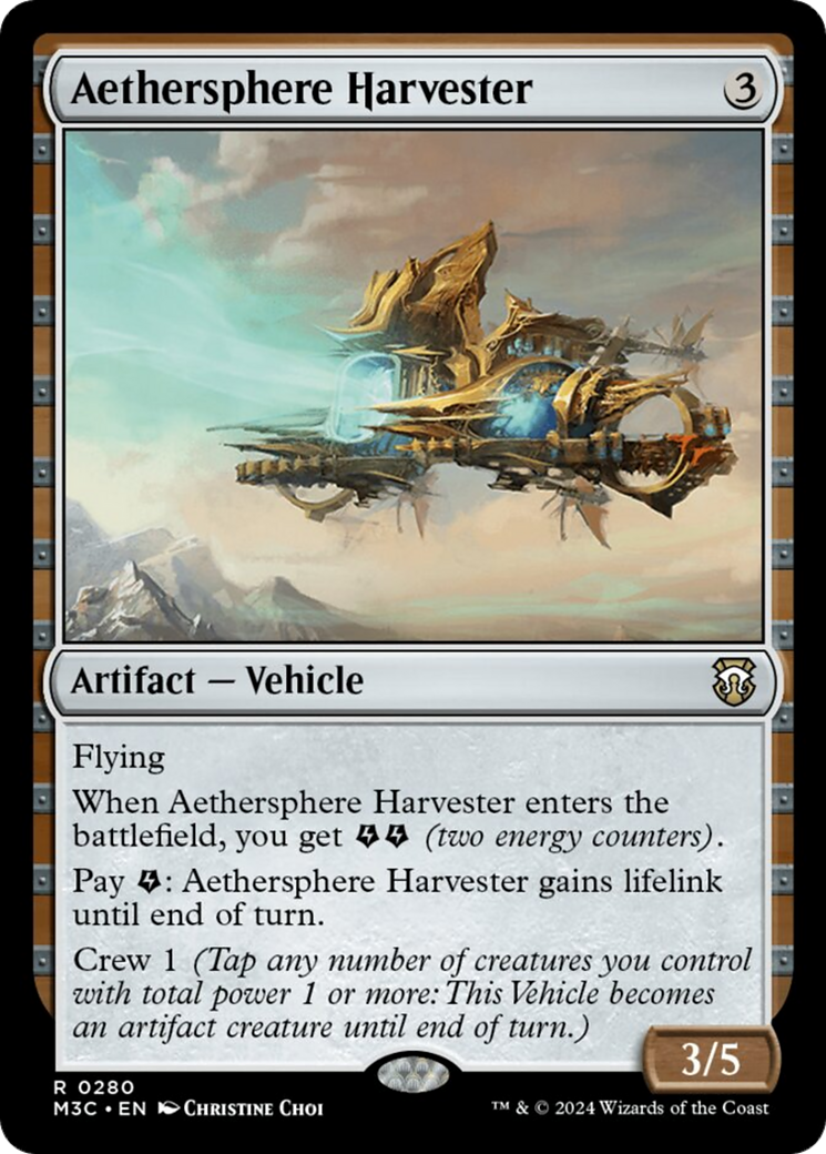 Aethersphere Harvester [Modern Horizons 3 Commander] | Empire Gaming NC