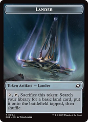 Robot // Lander (0004) Double-Sided Token [Edge of Eternities Tokens] | Empire Gaming NC