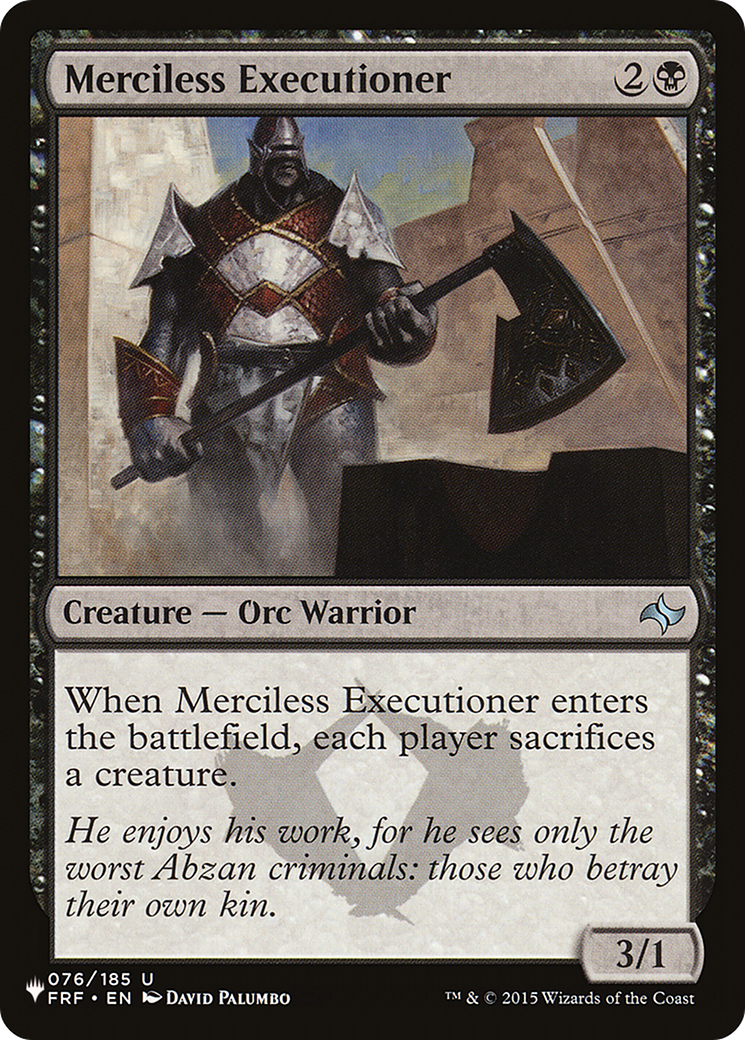 Merciless Executioner [The List] | Empire Gaming NC