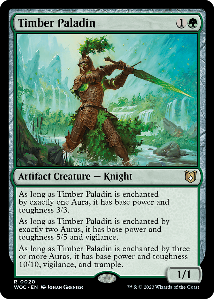 Timber Paladin [Wilds of Eldraine Commander] | Empire Gaming NC