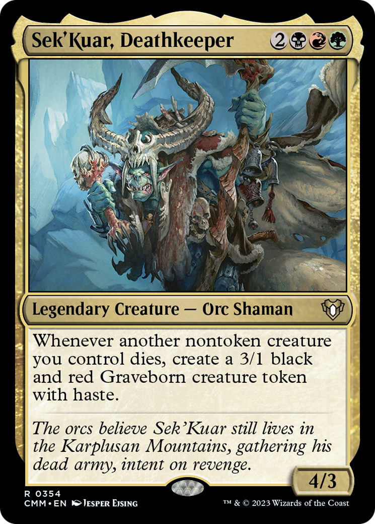 Sek'Kuar, Deathkeeper [Commander Masters] | Empire Gaming NC