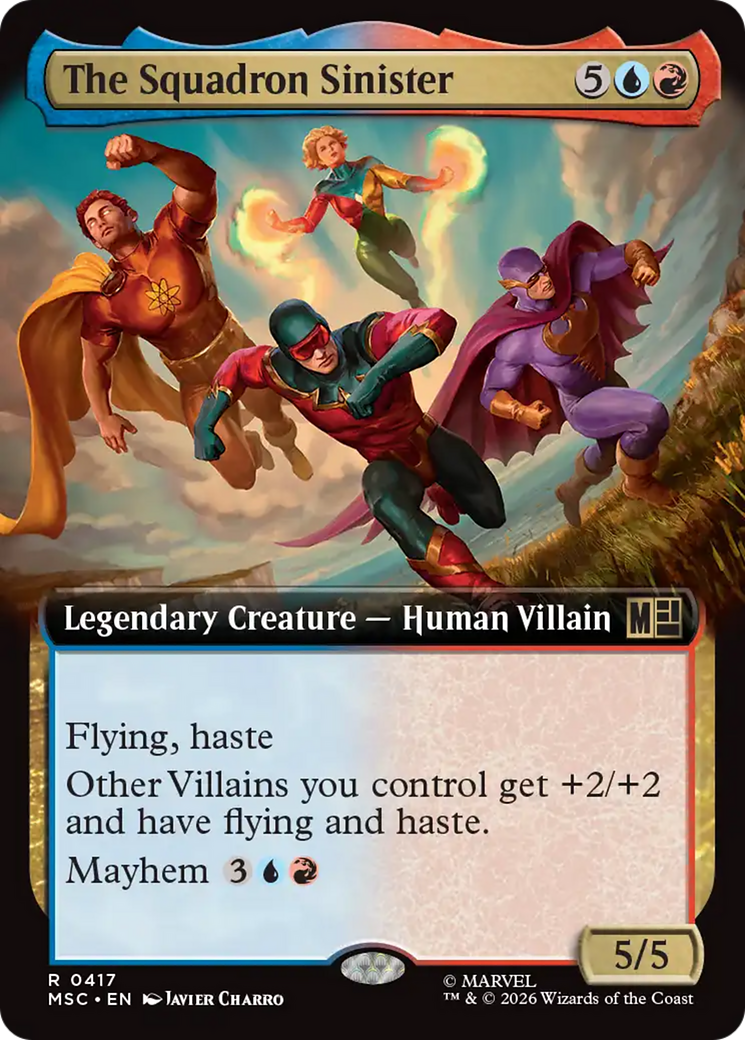 The Squadron Sinister (Extended Art) [Marvel Super Heroes Commander] | Empire Gaming NC