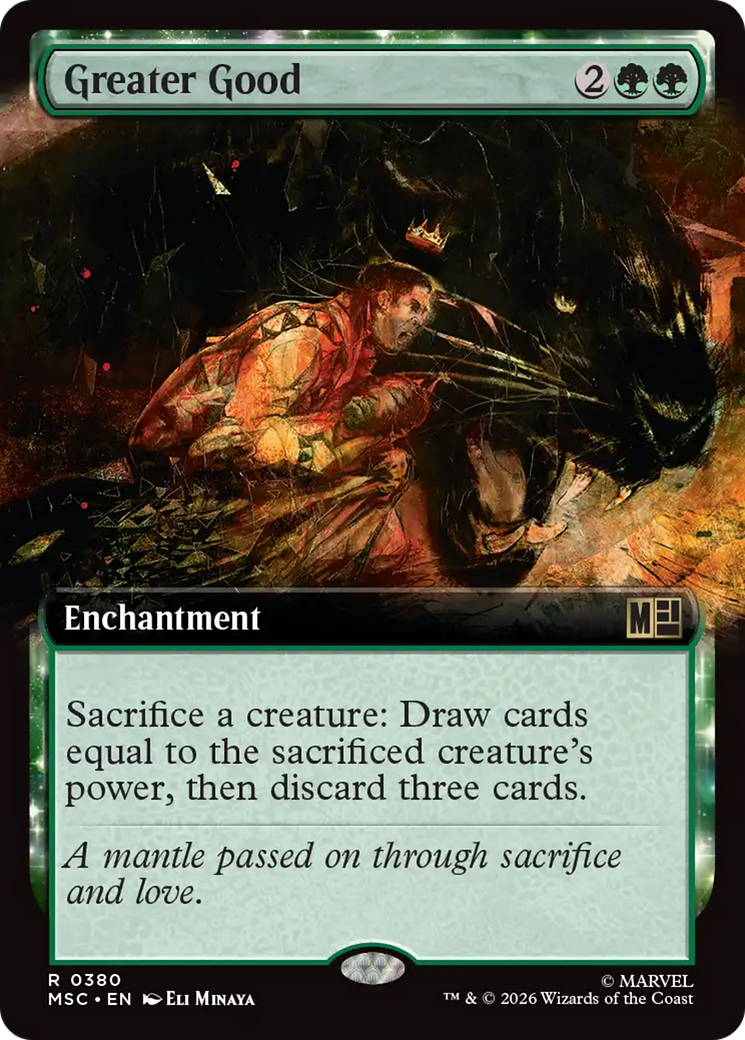 Greater Good (Extended Art) [Marvel Super Heroes Commander] | Empire Gaming NC