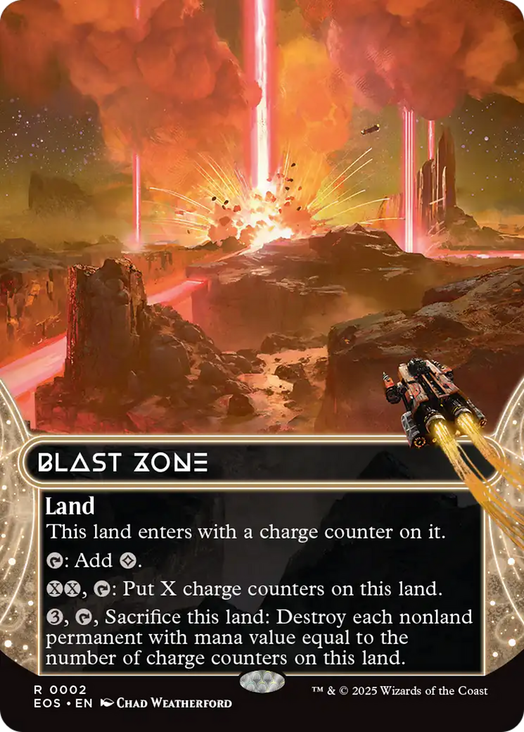 Blast Zone (0002) (Borderless) [Edge of Eternities: Stellar Sights] | Empire Gaming NC
