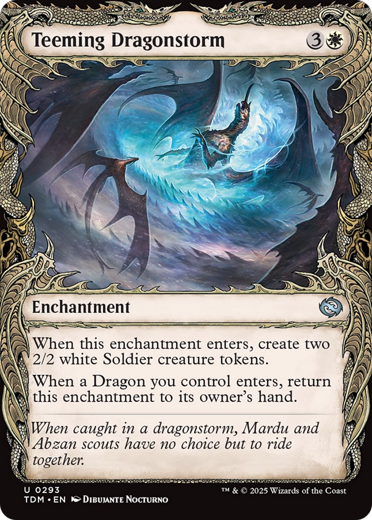 Teeming Dragonstorm (Showcase) [Tarkir: Dragonstorm] | Empire Gaming NC