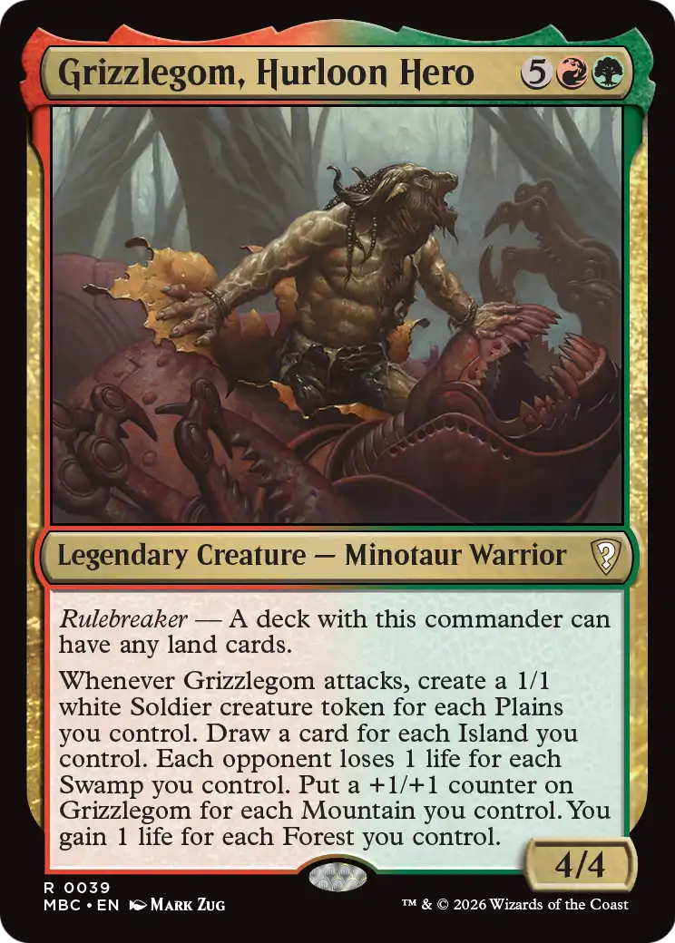 Grizzlegom, Hurloon Hero [Mystery Booster: Commander Edition] | Empire Gaming NC