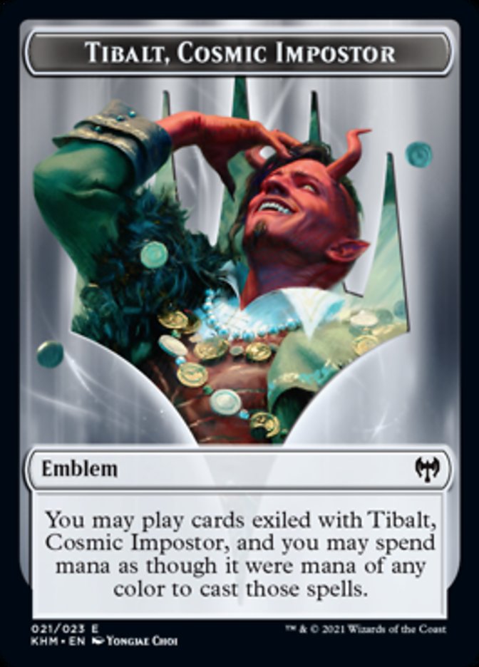 Tibalt, Cosmic Impostor Emblem [Kaldheim Tokens] | Empire Gaming NC