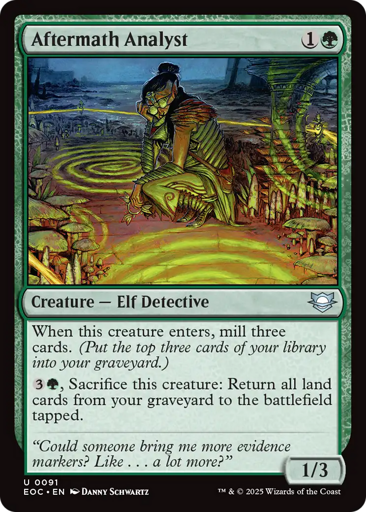 Aftermath Analyst [Edge of Eternities Commander] | Empire Gaming NC