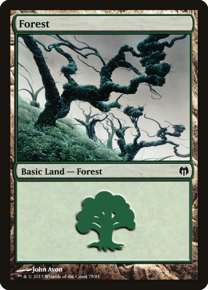 Forest (78) [Duel Decks: Heroes vs. Monsters] | Empire Gaming NC