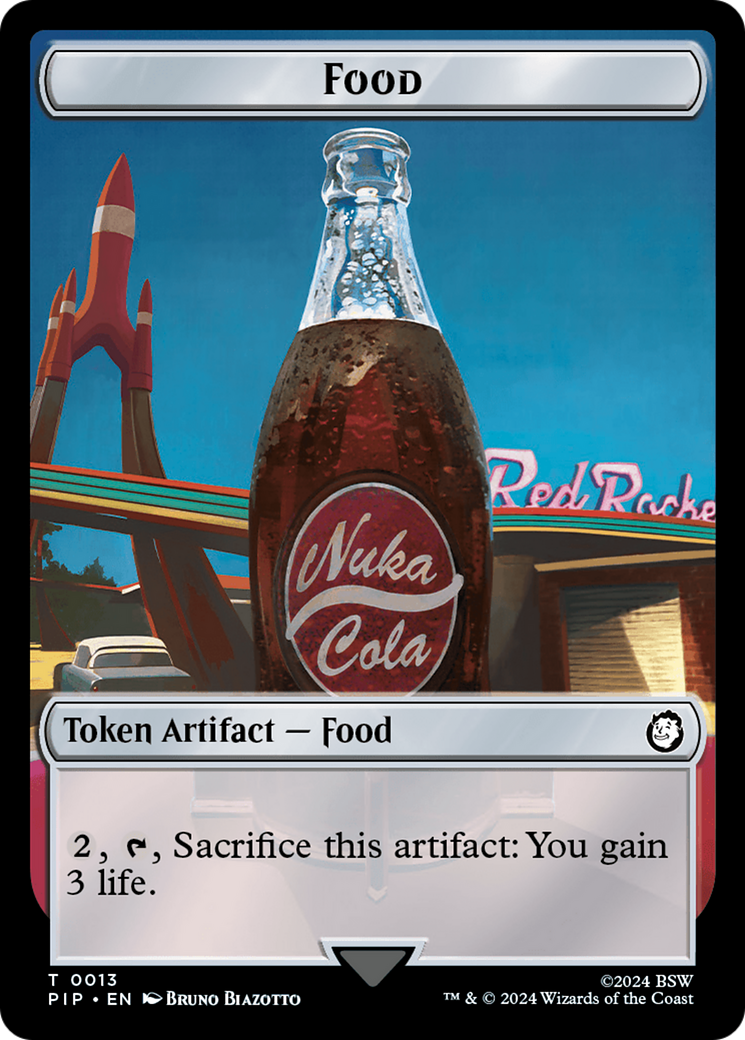 Food (0013) // Wasteland Survival Guide Double-Sided Token [Fallout Tokens] | Empire Gaming NC