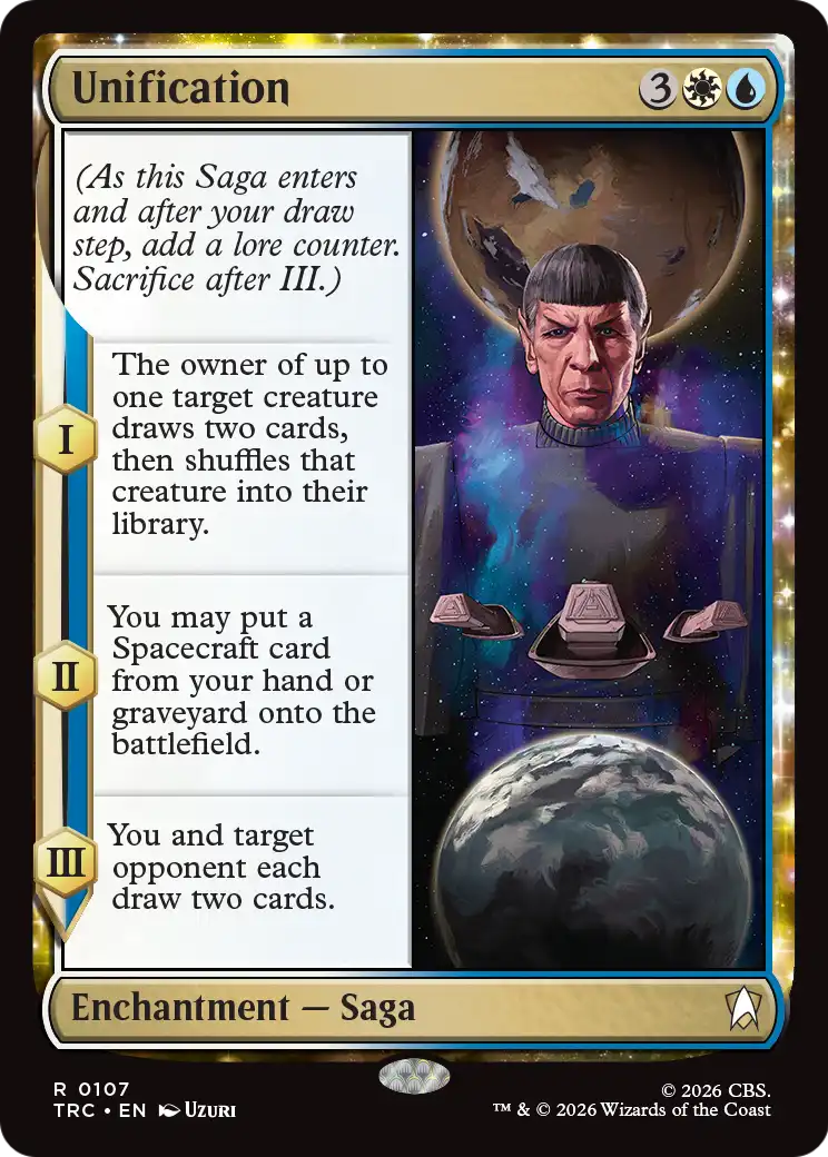 Unification (Surge Foil) [Star Trek Commander] | Empire Gaming NC
