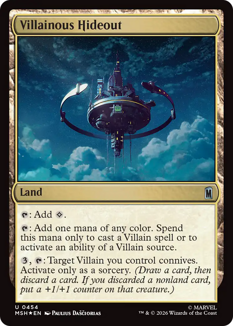 Villainous Hideout (Surge Foil) [Marvel Super Heroes] | Empire Gaming NC