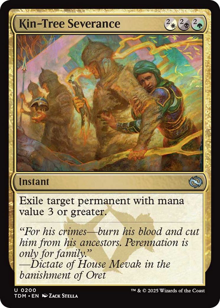 Kin-Tree Severance [Tarkir: Dragonstorm] | Empire Gaming NC