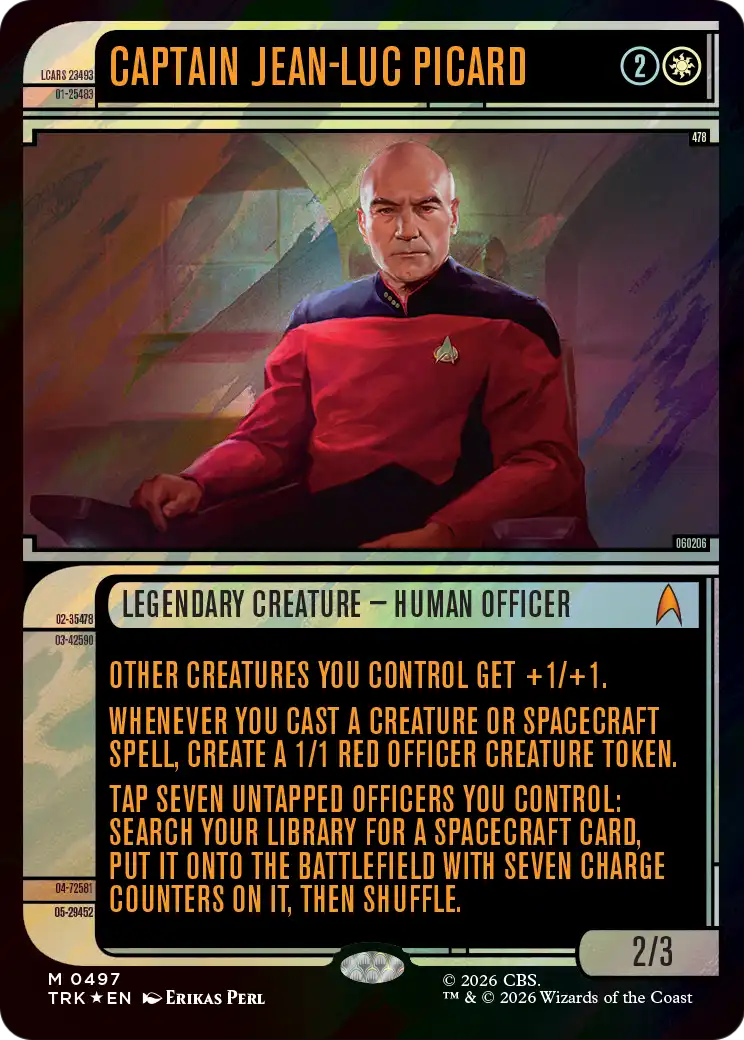 Captain Jean-Luc Picard (Showcase) (Surge Foil) [Star Trek] | Empire Gaming NC